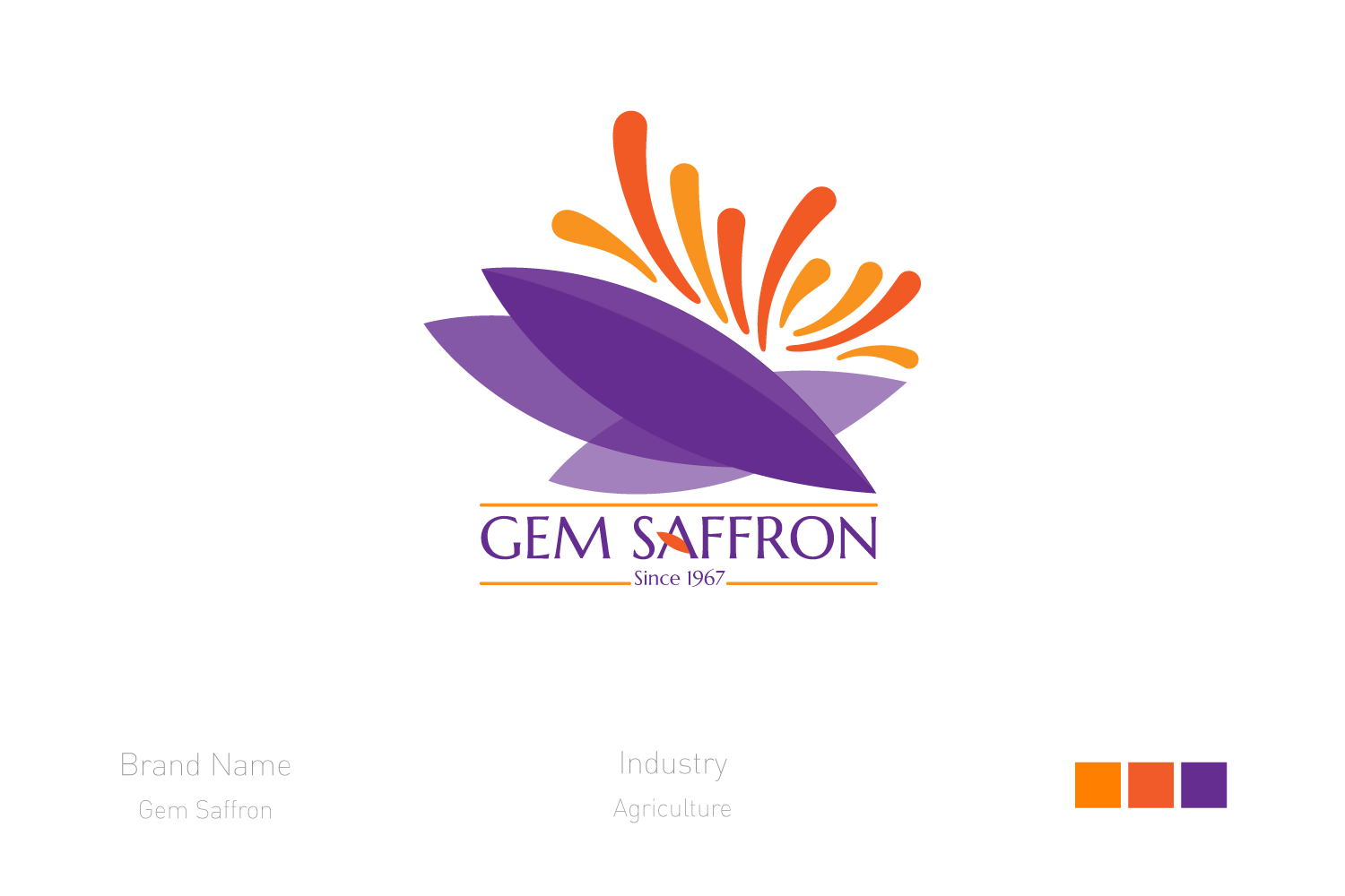 Gem Saffron | Logo Design